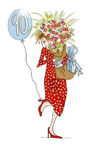 Camilla and Rose - Women's 90th Birthday - Funny Birthday Card