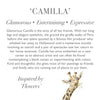 Accessorise your bag or keys with this adorable Camilla the giraffe plush keyring, designed by Hannah Dale. Soft, adorable and full of character, Camilla has a glamorous, entertaining and expressive personality. A perfect gift for animal lovers. Wrendale Designs.