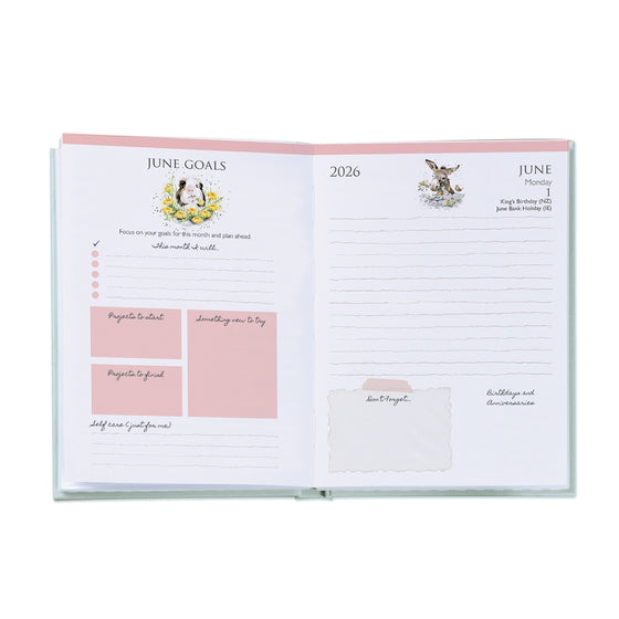 2026 Wrendale Designs Desk Diary