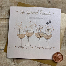  Elegant Blank Wedding Anniversary Card - To Special Friends On Your Anniversary