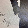 Elegant Blank Wedding Day Card - Wonderful Son On Your Wedding Day