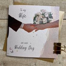  Elegant Blank Wedding Day Card - To my Wife on our Wedding Day