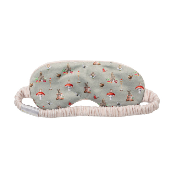 Wrendale Designs - Soft Sage Green Plush Eye Mask - Country Mouse Fun