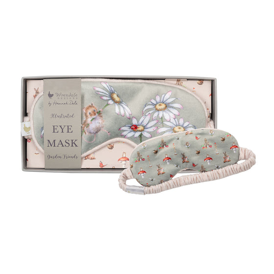 Wrendale Designs - Soft Sage Green Plush Eye Mask - Country Mouse Fun