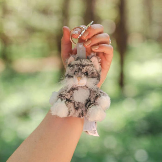 Wrendale Designs - Plush Cat Keyring - Baby Esmeralda