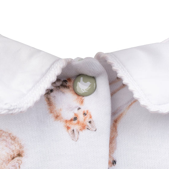 Wrendale Designs - Little Wren Collection - Little Forest Printed Babygrow, 0-3 months