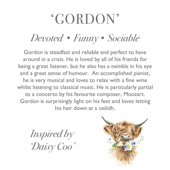 Wrendale Designs - Junior Plush Highland Cow - Gordon
