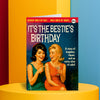 Big, bold and retro, this hilarious women's birthday card is sure to bring a smile to your best friends face! Featuring a vintage magazine design, bold text on the card reads "It's the bestie's birthday. A story of laughter, liquor, and an extra slixe of cake". A Perfect card for your friend's birthday! Dean Morris.