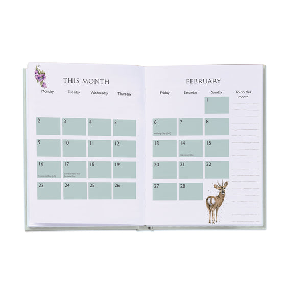 2026 Wrendale Designs Flexible Diary