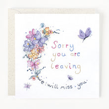  Berni Parker Designs - Sorry You are Leaving - Blank Greeting Card