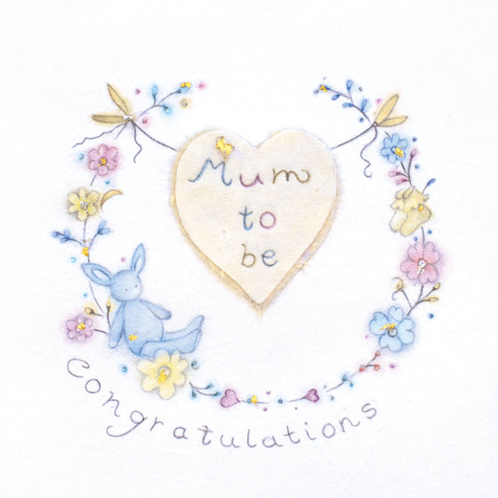 Berni Parker Designs - Mum to be Congratulations - Greeting Card