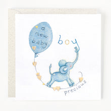  Berni Parker Designs - New Baby Boy - Greeting Card