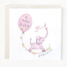  Berni Parker Designs - New Baby Girl - Greeting Card
