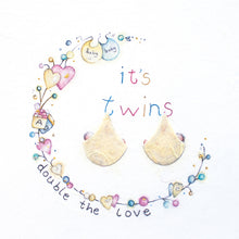  Berni Parker Designs - It’s Twins, Double the Love - Greeting Card