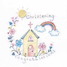  Berni Parker Designs - Christening, Congratulations - Blank Greeting Card