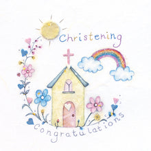  Berni Parker Designs - Christening, Congratulations - Greeting Card