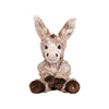 Jack the donkey, a soft, adorable plush toy designed by Hannah Dale. Jack is a gentle soul, who likes camping and rocks. Wrendale Designs
