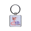 Wrendale Designs - Small Square Keyring - Perched Bird