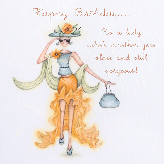Berni Parker Designs - Still Gorgeous - Funny Women's Birthday Card