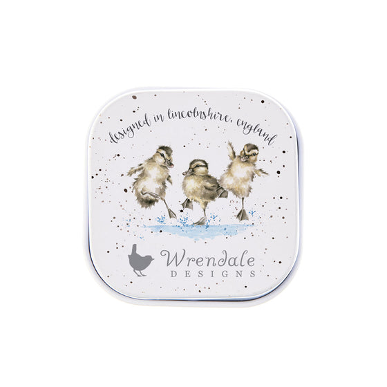 Wrendale Designs - Lip Balm in Decorative Square Tin - Ducks
