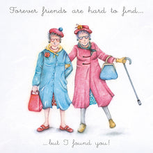  Berni Parker Designs - Forever Friends are Hard to Find - Sentimental Greeting Card
