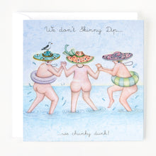  Berni Parker Designs - We Don’t Skinny Dip - Funny Blank Greeting Card for Women