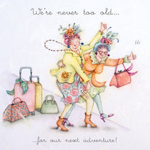  Berni Parker Designs - Next Adventure - Funny Blank Greeting Card for Women