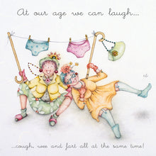  Berni Parker Designs - Cough, Wee, Fart - Funny Blank Greeting Card for Women
