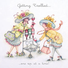  Berni Parker Designs - Getting Trollied - Funny Blank Greeting Card for Women