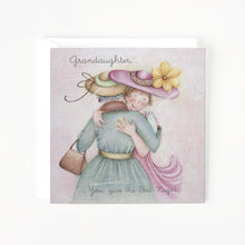  Berni Parker Designs - Granddaughter - Funny Blank Greeting Card for Women