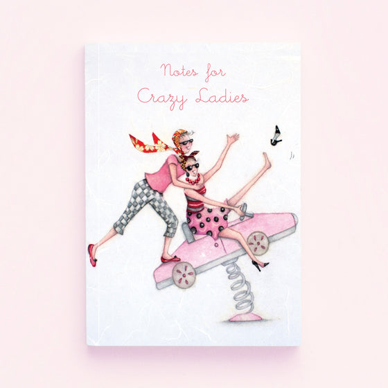 Berni Parker Designs A6 Notebook - Notes for Crazy Ladies