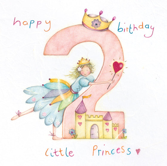 Berni Parker Designs - Happy 2nd Birthday - Blank Birthday Card for Children