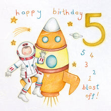  Berni Parker Designs - Happy 5th Birthday - Blank Birthday Card for Children