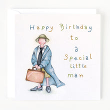  Berni Parker Designs - Happy Birthday to a Special Little Man - Blank Birthday Card for Children