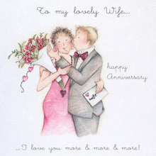  Berni Parker Designs - Wife Happy Anniversary - Anniversary Card