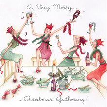  Berni Parker Designs - Christmas Gathering - Funny Christmas Card