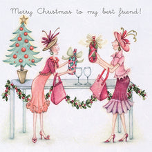  Berni Parker Designs - Best Friend - Funny Christmas Card