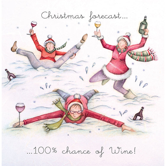Berni Parker Designs - Christmas Forecast - Funny Christmas Card