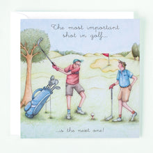  Berni Parker Designs - The Most Important Shot in Golf… - Funny Blank Greeting Card for Men