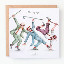  Berni Parker Designs - Old Guys Rule - Funny Blank Greeting Card for Men