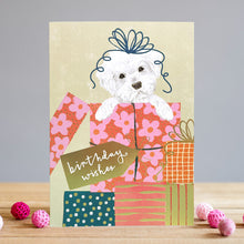  Gifts for women UK, Funny Greeting Cards, Wrendale Designs Stockist, Berni Parker Designs Gifts Greeting Cards, Engagement Wedding Anniversary Cards, Gift Shop Shrewsbury, Visit Shrewsbury Blank Greeting Card Birthday Wishes, Blank Birthday card for Women, dog lover birthday card with white dog on it