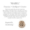 Mable the hedgehog is a soft and cuddely plush toy designed by Hannah Dale. Mabel has a tenacious, intelligent and creative personailty. A perfect gift for animal lovers. Wrendale Designs.