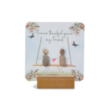  Pebble Art, MIni Glitter Block - Forever Thankful You're my Friend