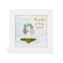  White Box Framed Pebble Art, Small - Thank You for Being my Rock