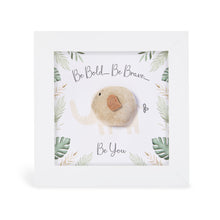  White Box Framed Pebble Art, Small - Be Bold... Be Brave... Be You
