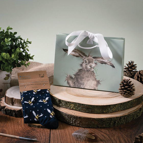 Wrendale Designs - Women's Bamboo Socks - Busy Bee