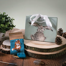  Wrendale Designs - Women's Bamboo Socks - Country Fox