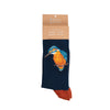 Wrendale Designs - Men’s Bamboo Socks - Kingfisher
