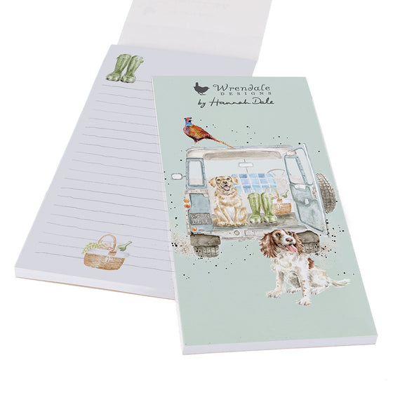 Wrendale Designs - Magnetic Shopping Pad - Paws for Picnic
