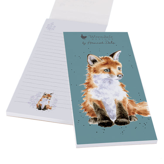 Wrendale Designs - Magnetic Shopping Pad - Handsome Fox